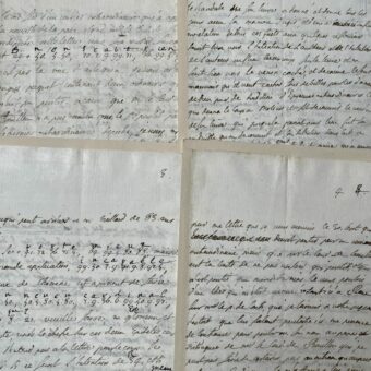 Très longue lettre codée de l'abbé de Bossuet à son oncle l'évêque de Meaux, écrite de Rome, durant l'affaire du quiétisme