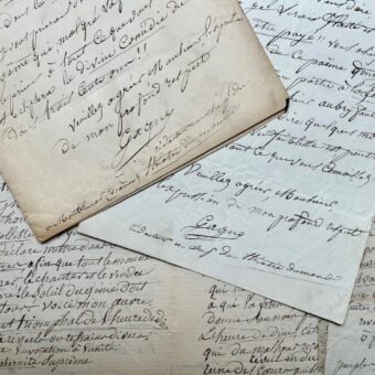 Lettres et manuscrits du fou littéraire Paulin Gagne sur l'Unitéide et autres textes