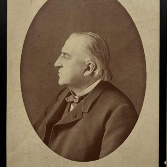 Beau portrait photographique signé de Jean-Martin Charcot