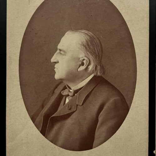 Beau portrait photographique signé de Jean-Martin Charcot
