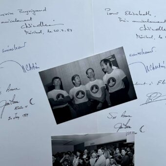 Quelques mots des astronautes Claude Nicollier, Jean-Louis Chrétien, Patrick Baudry et James Irwin