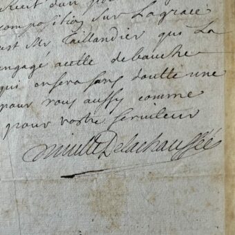 Amusante lettre de l'académicien Nivelle de La Chaussée : "Racine nous menace du récit d'un poème sur la grâce"
