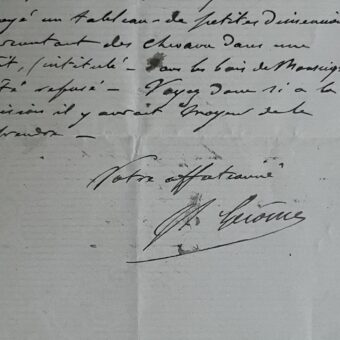 Gérôme intervient pour qu'un tableau de son élève Antoine Druet soit pris au Salon