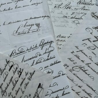 Ensemble de 5 documents de François Arago sur les écoles Polytechnique, Navale et des Arts & Métiers
