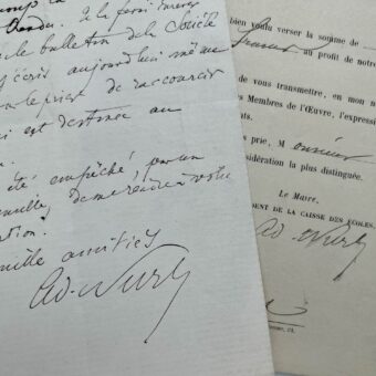 Adolphe Wurtz s'engage à publier une note du chimiste suisse Christoph Goppelsroeder