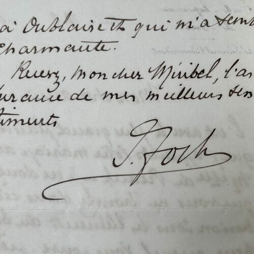 Le maréchal Foch félicite le comte de Miribel pour son union avec Charlotte de Preaulx