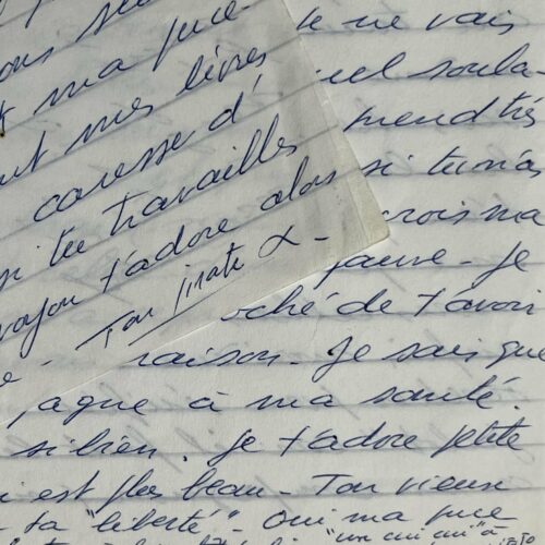 Jacques Mesrine, depuis Fleury-Merogis, fête la libération de sa compagne Jeanne