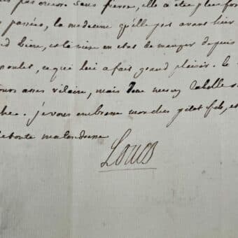 Louis XV donne des nouvelles rassurantes de la santé de Marie Leszczynska