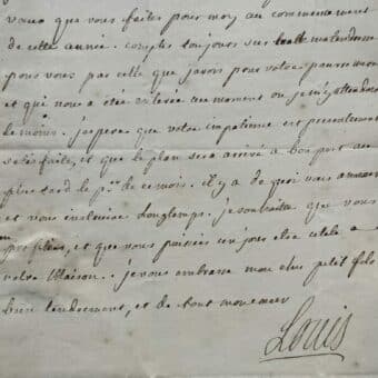 Louis XV évoque le triste souvenir de la mort de sa fille aînée, Louise-Elisabeth de France