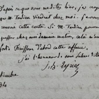 Jean-Baptiste Eyriès corrige et publie sa traduction du "Voyage en Arabie" de Burckhardt 