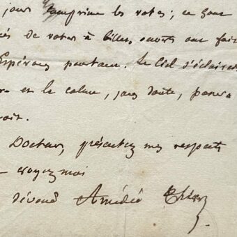Amédée Thierry travaille à un ouvrage sur le cardinal de Granvelle et aux archives monumentales conservées à Besançon