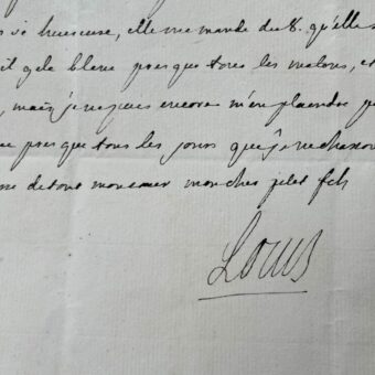 Louis XV prend des nouvelles de la grossesse de la duchesse de Parme, auprès de son petit-fils