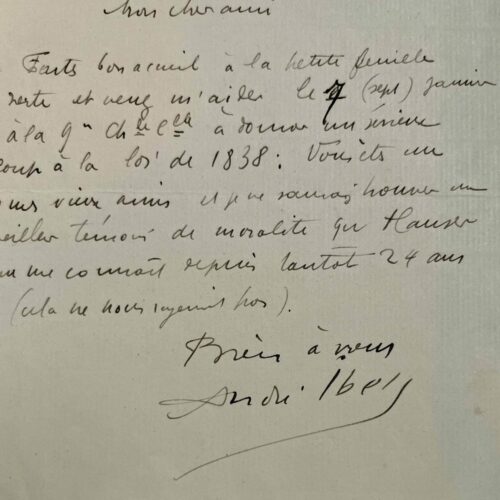 Le poète anarchiste André Ibels veut "donner un sérieux coup" à la loi des aliénés de 1838