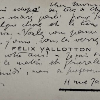 Félix Vallotton dessine des en-têtes pour la revue allemande du Jugendstil "Pan"