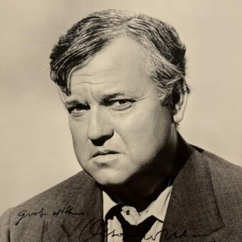 Portrait photographique dédicacé d'Orson Welles