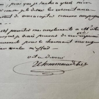 Xavier Hommaire de Hell prépare son expédition en Perse avec le peintre Jules Laurens