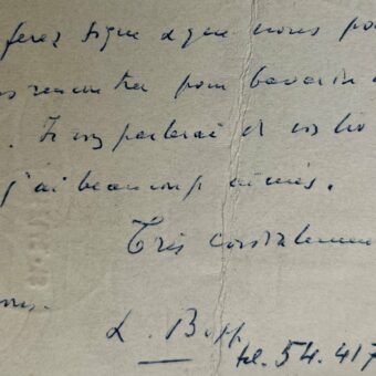 Le philosophe suisse Léon Bopp souhaite rencontrer Marc Soriano