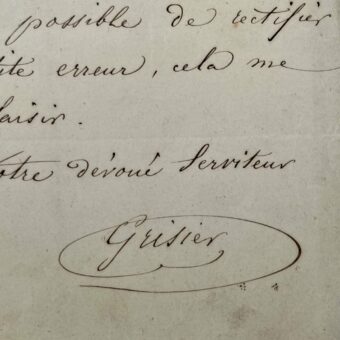 Le maître d'armes Augustin Grisier rectifie l'annonce d'un combat d'escrime