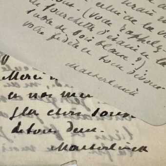 Maurice Maeterlinck loue la splendeur de Grasse où il vient d'acheter un mas provençal