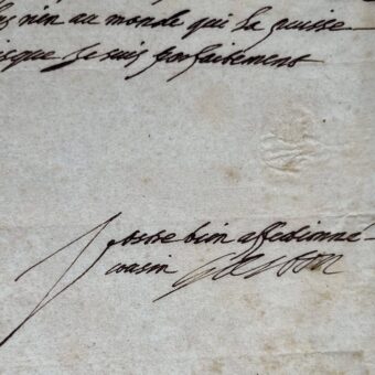 Les remerciements de Gaston d'Orléans, après le Traité de Béziers, pour avoir plaider sa cause auprès du roi Louis XIII