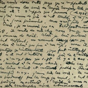 Novembre 1940 : le philosophe allemand Hermann von Keyserling transmet ses amitiés à Paul Valéry