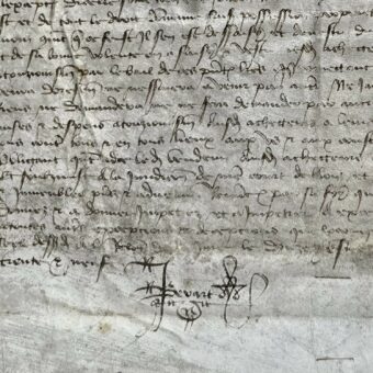 1439 : achat de vignes par l'Hôtel Dieu de Blois