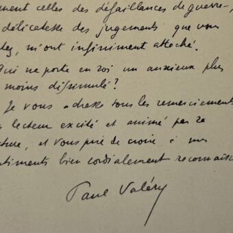 Paul Valéry captivité par la lecture d'un livre sur l'angoisse