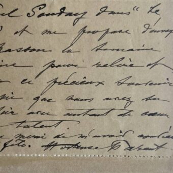 La compositrice Hortense Parent émue par l'éloge sur son ami Émile Littré