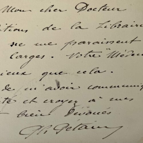 Le maréchal Pétain conteste les conditions proposées par Hachette