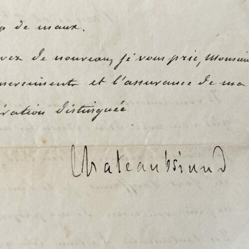 Chateaubriand loue les muses et les charmes qu'elles répandent