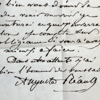Auguste Préault montre ses sculptures pour le Salon à son confrère Auguste Dumont