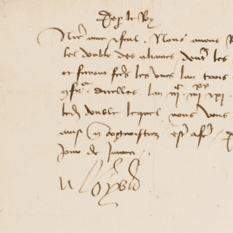 Louis XI retrouve les chartes d'alliances des Rois de France et d'Ecosse conclues au XIVe siècle