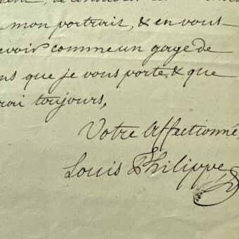 Louis-Philippe dit toute son affection à François Barbé-Marbois lors de son départ de la Cour des comptes