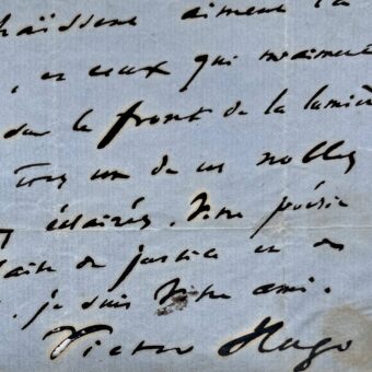 Victor Hugo se sait aimé et haï , "deux raisons pour désirer vivre"