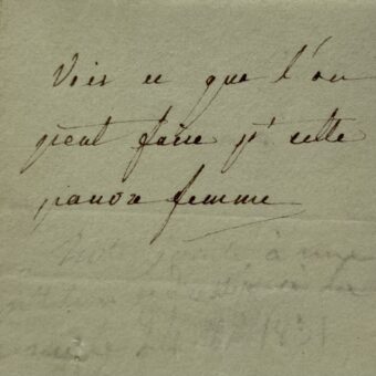 La reine Marie-Amélie vient en aide à "une pauvre femme"