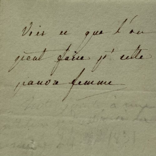 La reine Marie-Amélie vient en aide à "une pauvre femme"