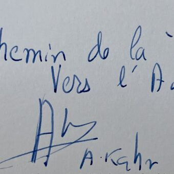 Aphorisme humaniste d'Axel Kahn : "où est le bien ? Vers l'autre, bien entendu"