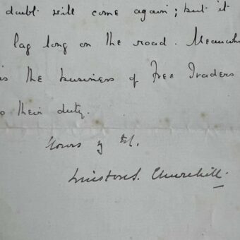 Winston Churchill prédit la ruine du parti Conservateur