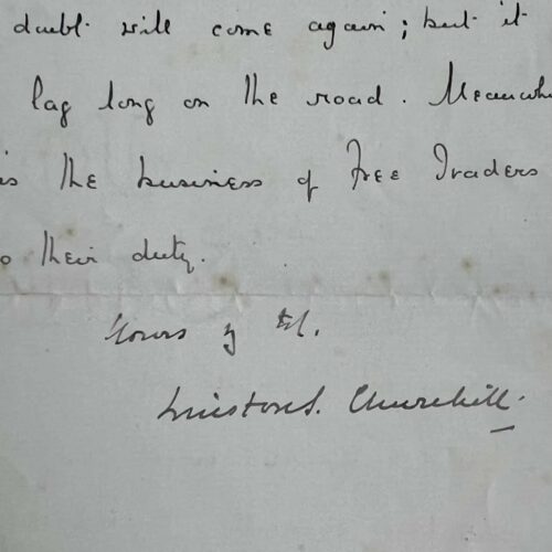 Winston Churchill prédit la ruine du parti Conservateur