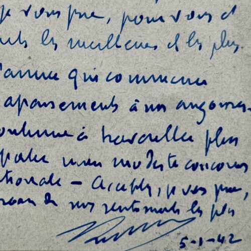 Auguste Lumière travaille plus que jamais "à l'oeuvre de rénovation nationale"