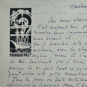 Jean-Baptiste Charcot cède le commandement du "Pourquoi Pas ?" à son second