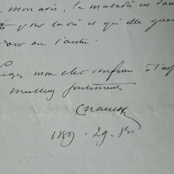 Jean-Martin Charcot ne change pas d'avis sur un diagnostic mais propose un nouveau traitement