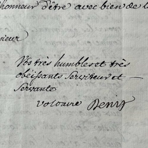 Voltaire et Mme Denis s'occupent du sort des "émigrants" et demandent un prix juste pour le pain