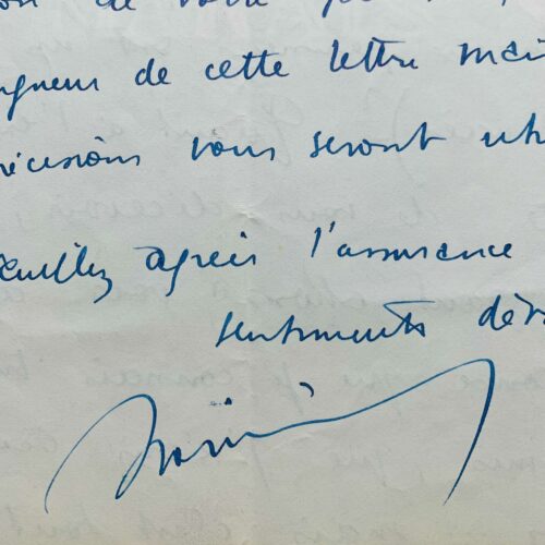 Superbe lettre de Boris Vian sur Saint-Germain-des-Prés et ses clubs de jazz