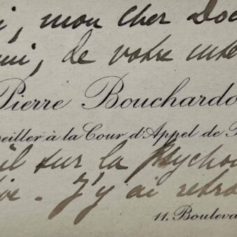 Pierre Bouchardon fête la victoire contre l'Allemagne et salue le courage des poilus