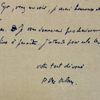 Pierre Mac Orlan touché par une critique sur son livre ['Le Quai des brumes']