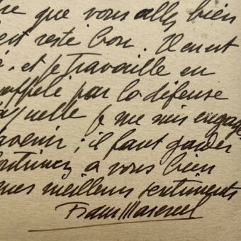 Frans Masereel continue à travailler malgré la déclaration de guerre