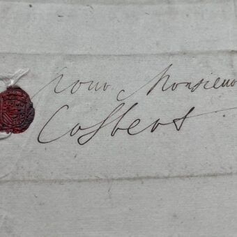 Lettre entièrement autographe de Turenne à Colbert