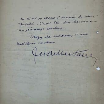 Henry de Montherlant veut redonner une seconde chance à 'Songe'