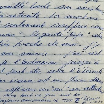 Lettre de prison de Jacques Mesrine sur son livre "L'Instinct de mort" et le procès de sa compagne